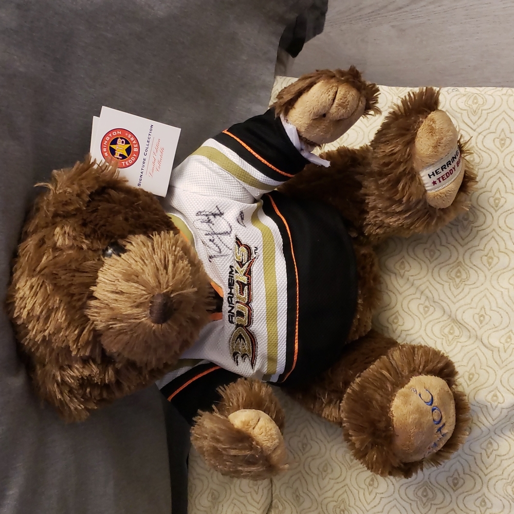 Anaheim  Ducks Herrington Teddy Bear